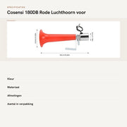 Fischietto Acustico 180DB - Fischietto 12 Volt - Gestoatore - Fischietto di Bordo - Fischietto con Compressore - Materiale ABS Resistenente alle Intemperie - Fischietto Auto