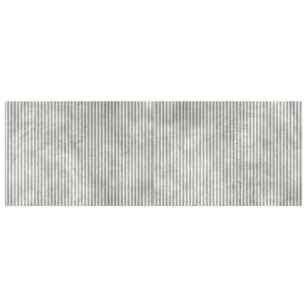 Testiera da Muro ARNHEM Grigio Cemento Legno ingegnerizzato 896738