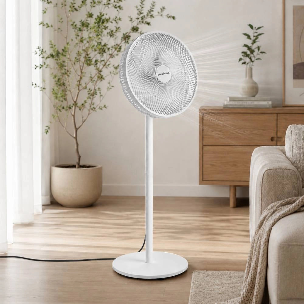Ventilatore a piantana slim da 40 cm 45w con tre velocità