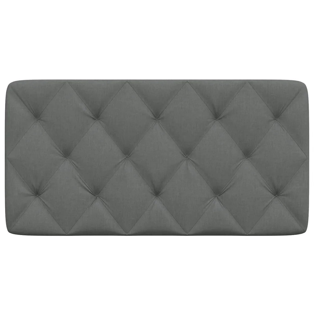 Cuscino Testiera Grigio Scuro 100 cm in Tessuto 4019206