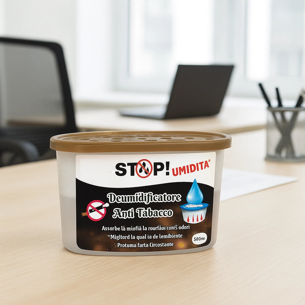 6pz Deumidificatore Casa Portatile 500ml contro Muffa Assorbi Umidità Antitabacco