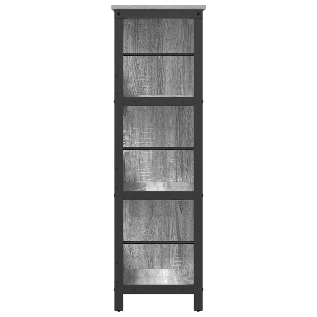 Libreria Grigio Sonoma 102 x 32 x 104,5 cm Legno multistrato
