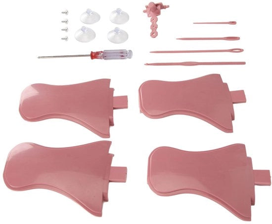 Accessori per macchina per brei - Accessori universali - Maniglie - Bobine di filo - Aghi da cucire - Materiale in plastica premium - Brei con precisione