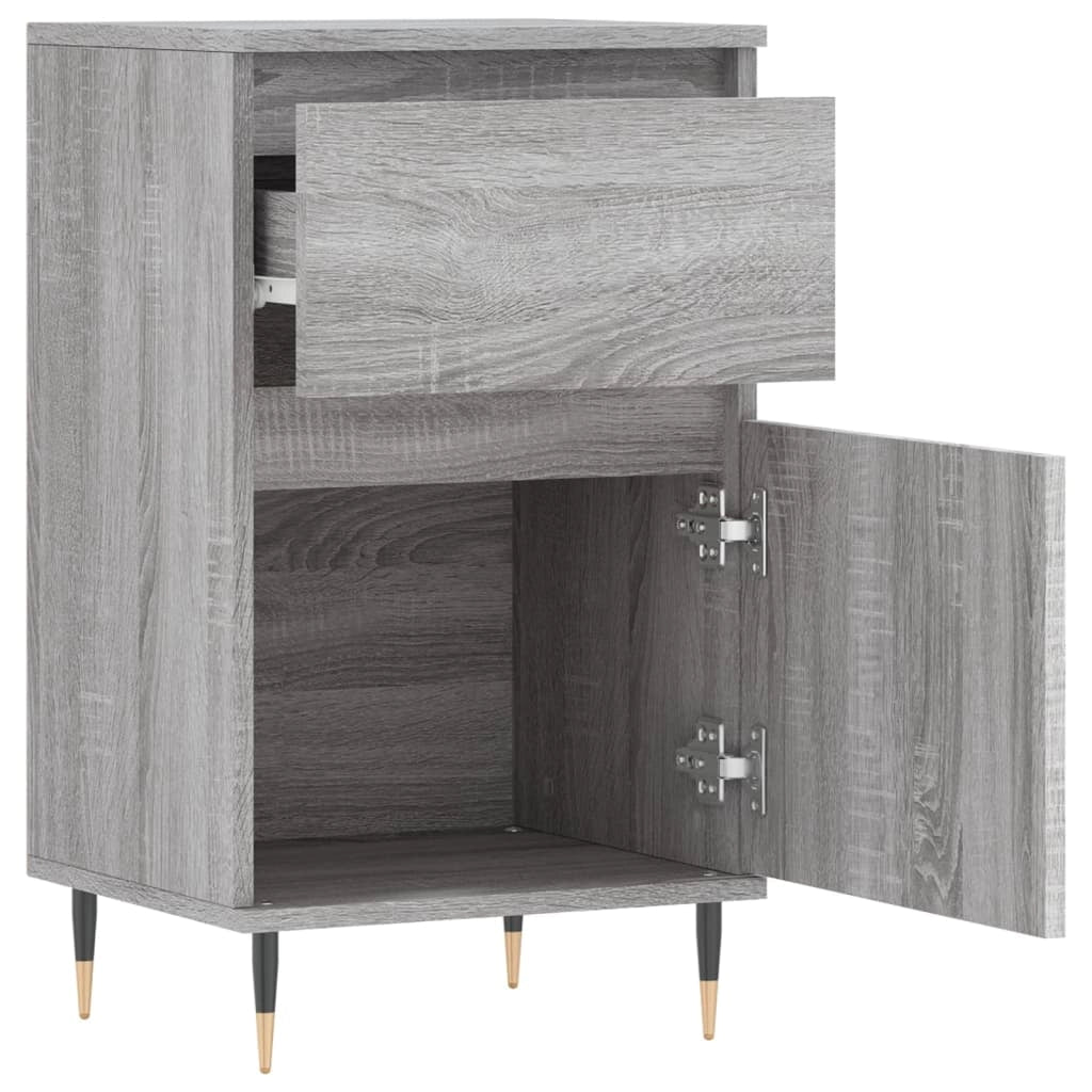 Buffet credenza cassettiera armadio mobile contenitore organizer per cucina soggiorno salotti set di 2 Sonoma 40 x 35 x 70 cm in legno ingegnerizzato grigio 02_0036951