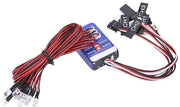 Sistema di illuminazione LED a 12 lampade - Impianto di semaforo RC - Simulazione di semaforo - Ricevitore di alta tensione - Per auto RC/truck/crawler - Prestazioni migliorate - Illuminazione RC
