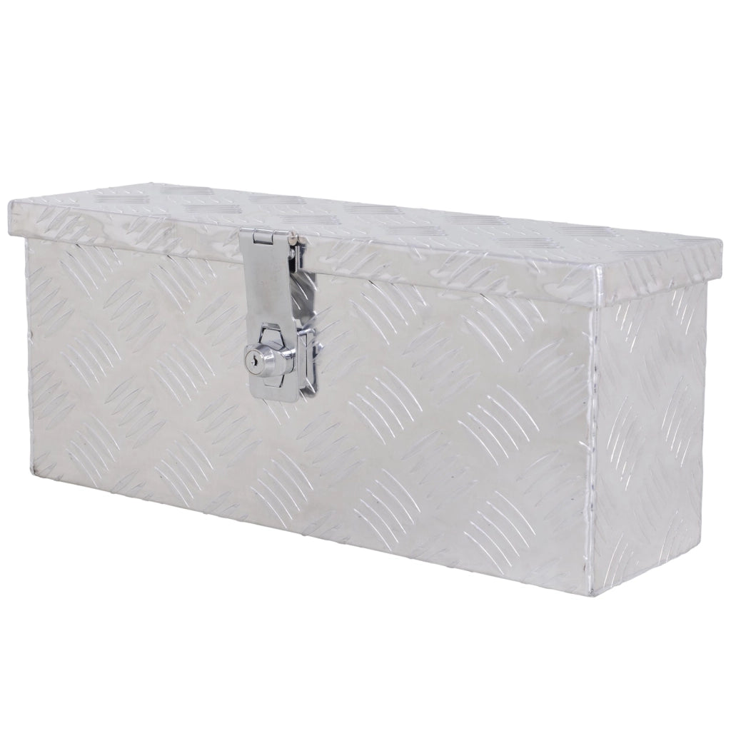 Cassetta Portautensili da 2 kg 50x15,5x20,5 cm con Chiusura a Chiave In Alluminio