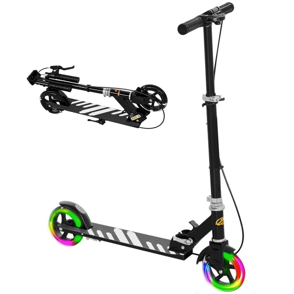 Patinete Pieghevole per Bambini ¨C Zephmum ¨C Nero con Luci LED
