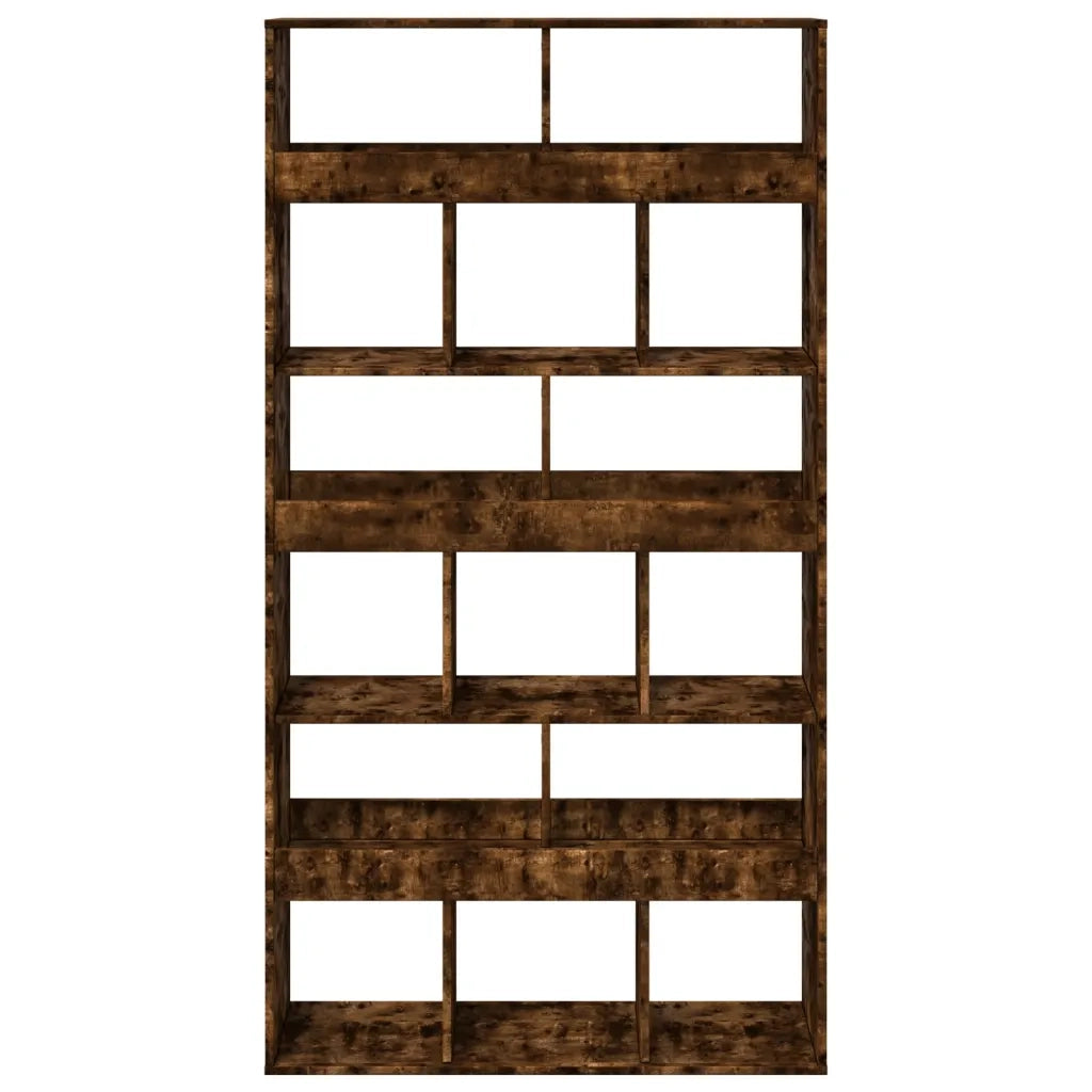Libreria Rovere Fumo 100x33x187,5 cm in Truciolato 3309379