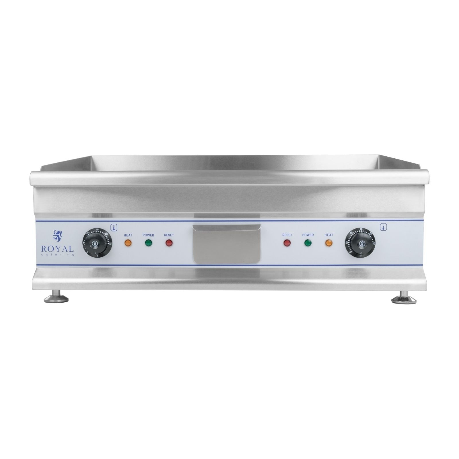 Plancha elettrica liscia - 75 cm - 2 x 3,2 kW professionale in acciaio inox 3614042