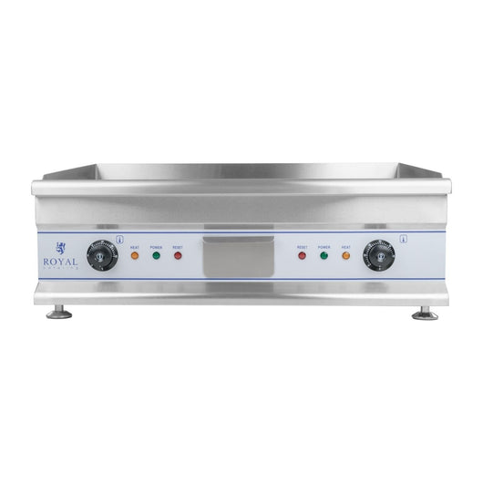 Plancha elettrica liscia - 75 cm - 2 x 3,2 kW professionale in acciaio inox 3614042