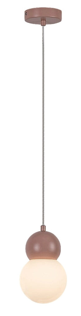 Lampada a sospensione minimal rosa Gellia Rabalux G9