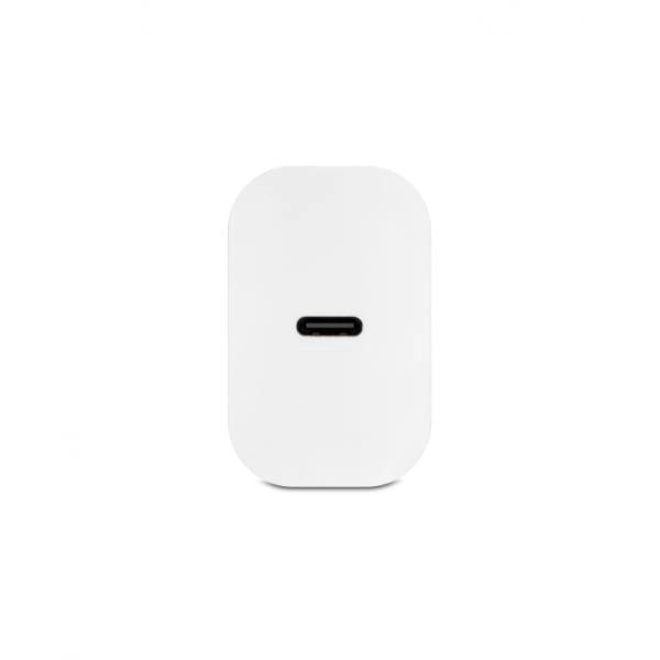 VULTECH CC-133PDCUGWH - CARICATORE UNIVERSALE 1 PORTA TYPE-C PD33 QC 3.0 GAN 33W PPS BIANCO DIMENSIONI COMPATTE