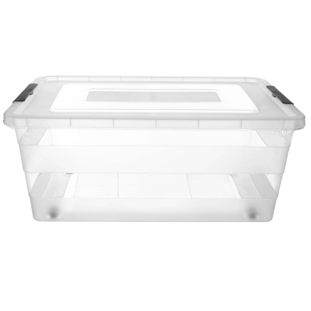 Organizzatore per giocattoli in plastica KADAX da 40 litri con coperchio