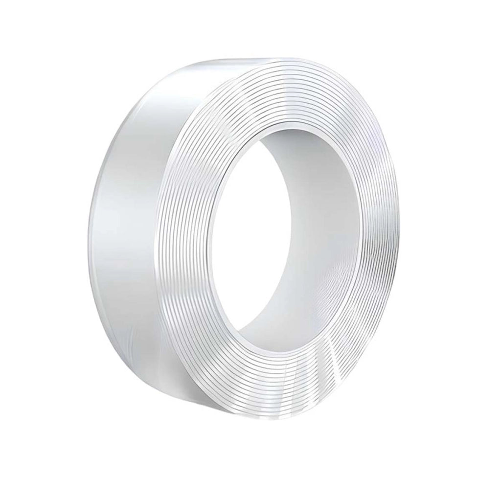 Nastro Adesivo Nano Tape Fissaggio Biadesivo 3cm x 3m e senza Perforazione Trasparente Avizar
