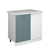 Vicco Mobile ad angolo cucina Grigio-blu 86 cm , PL Marmo