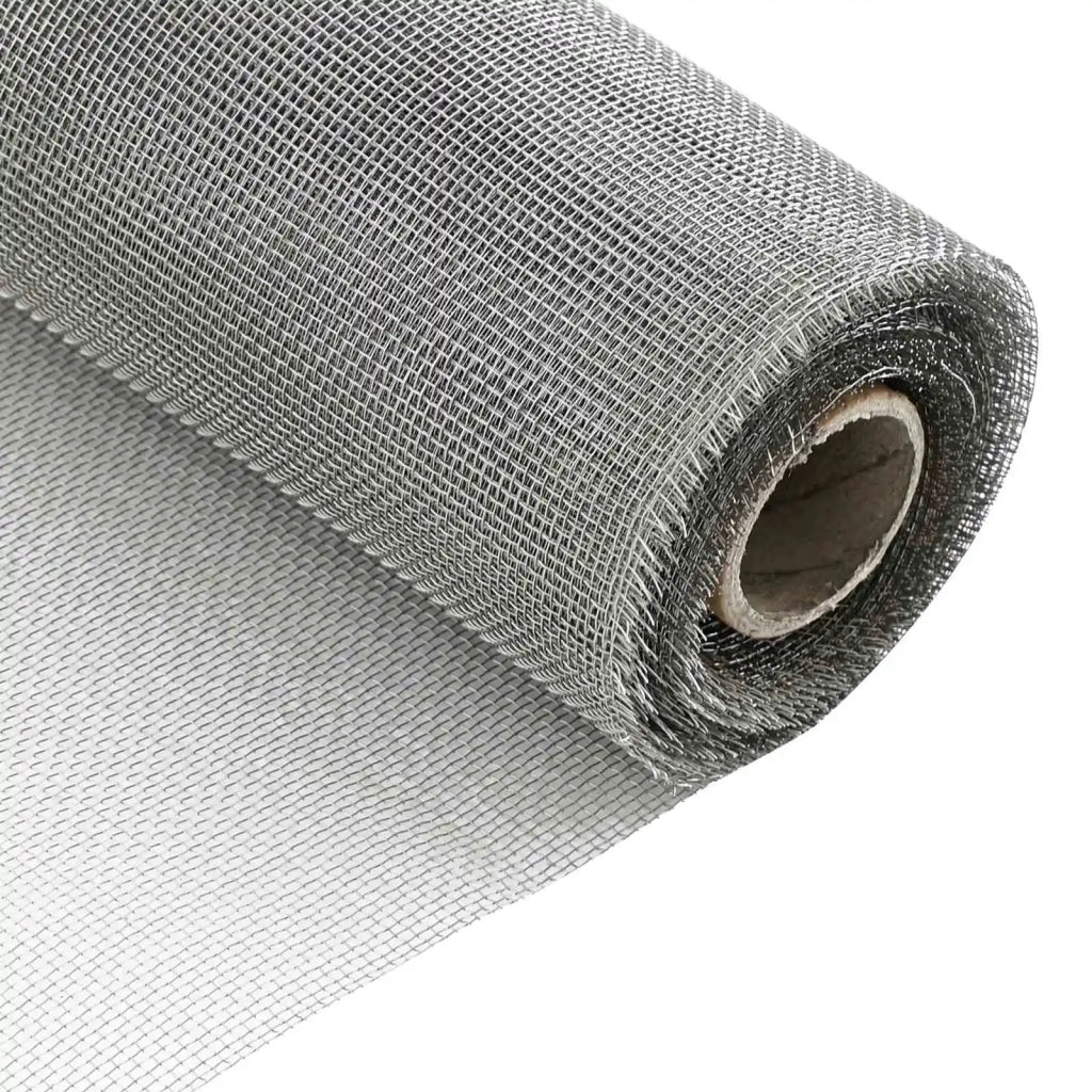 Rete per schermatura 120 x 1000 cm 18 Mesh Argento 42039624