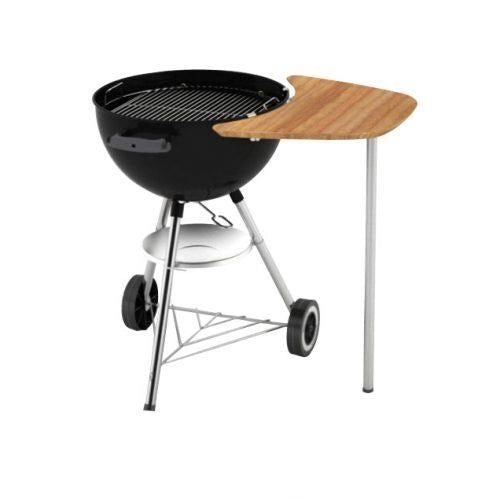 Weber 17638 Ripiano Laterale in Bambu' per Barbecue a Carbone 47 e 57 cm Capacita' 6 Kg colore Naturale