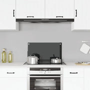 Paraschizzi per Cucina-Protezione parete cucina Nero 70x40 cm in Vetro Temperato