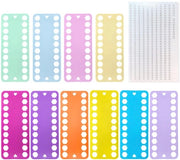 Organizzatore per tessuti da cucire - Accessori per punto croce - Accessori per artigianato - Supporto da appendere 10 pezzi - PP - Materiale sicuro e affidabile - Tavolo da lavoro