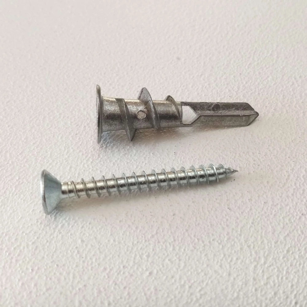 Nobex 6x37mm tassello in zama con vite per fissaggi su cartongesso - 10pz