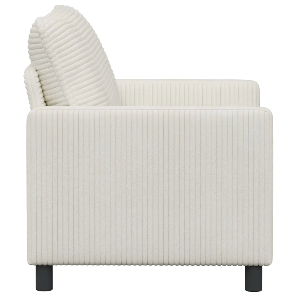 Divano Crema 126 x 81 x 87,5 cm Poliestere 42028826