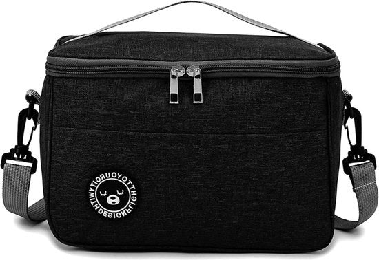 Lunchtas pic-nic - pic-nic per ufficio scuola - 12 l - 29 x 20 x 22 cm - nero