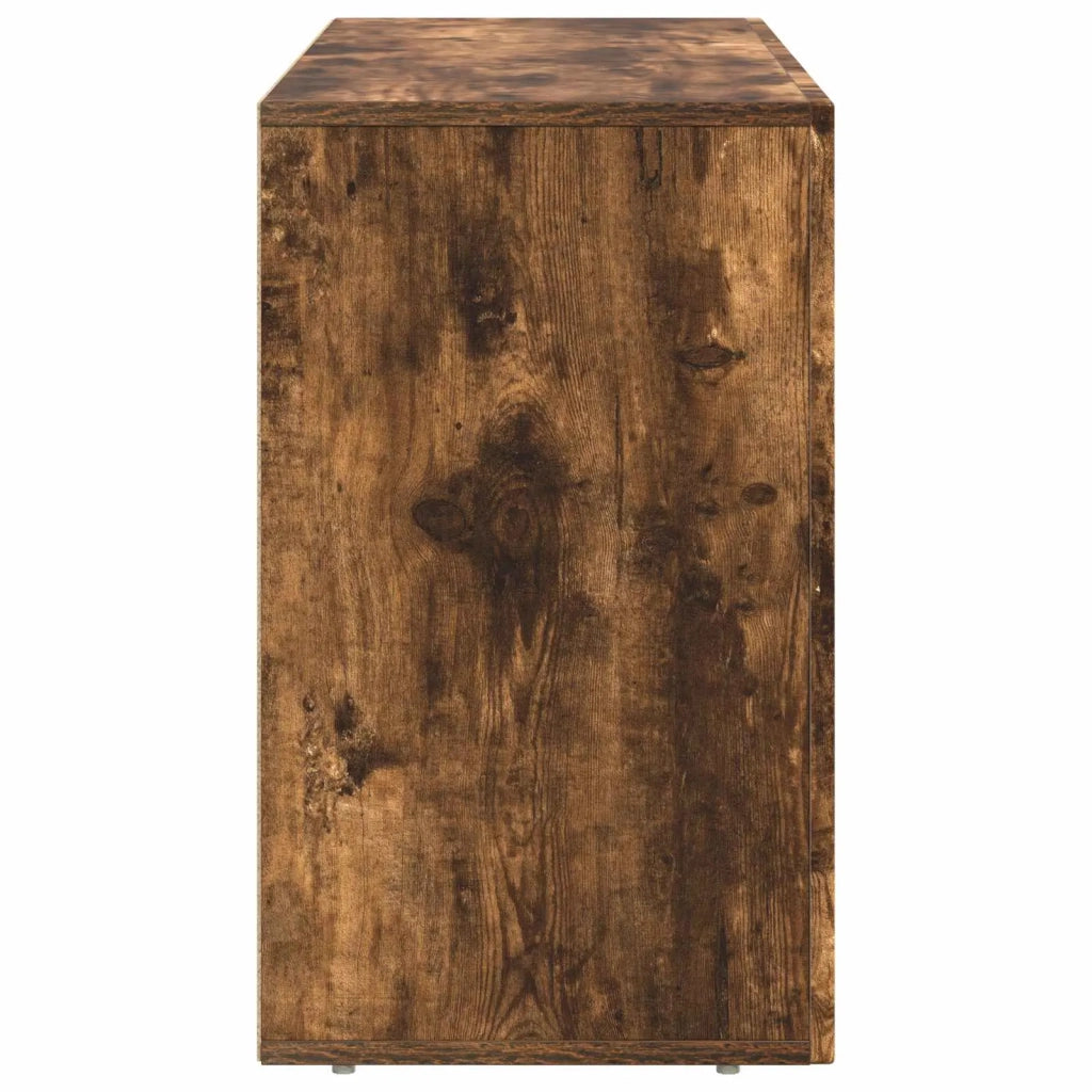 Credenza Rovere fumé 100 x 35 x 59 cm Legno multistrato 891349