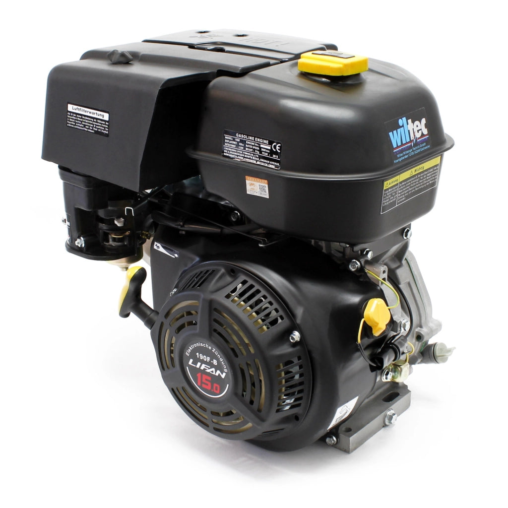 LIFAN 190 Motore a benzina a 4 tempi 10kW (15 CV) 25mm OHV raffreddato ad aria 1 cilindro, avviamento a strappo