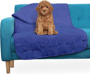 Cuscino impermeabile per divano, copertura lavabile per divano, mat di protezione antiscivolo per mobili, 125 x 75 cm, blu marino