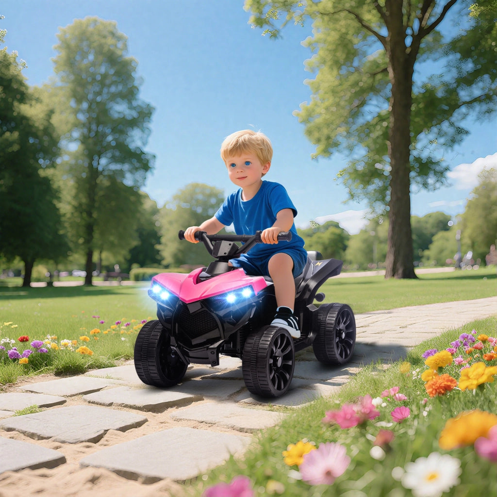 Quadro Elettrico Bambini 6V ¨C zephmum ¨C Rosa 70x42x45 cm