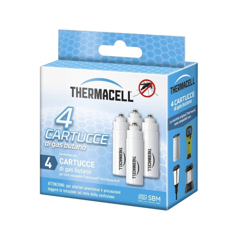 RICARICA BUTANO  4 PEZZI PER THERMACELL