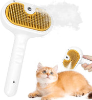 Spazzola per gatti con reservoir per vapore e acqua - Spazzola per eliminare pelo - Massaggio e cura
