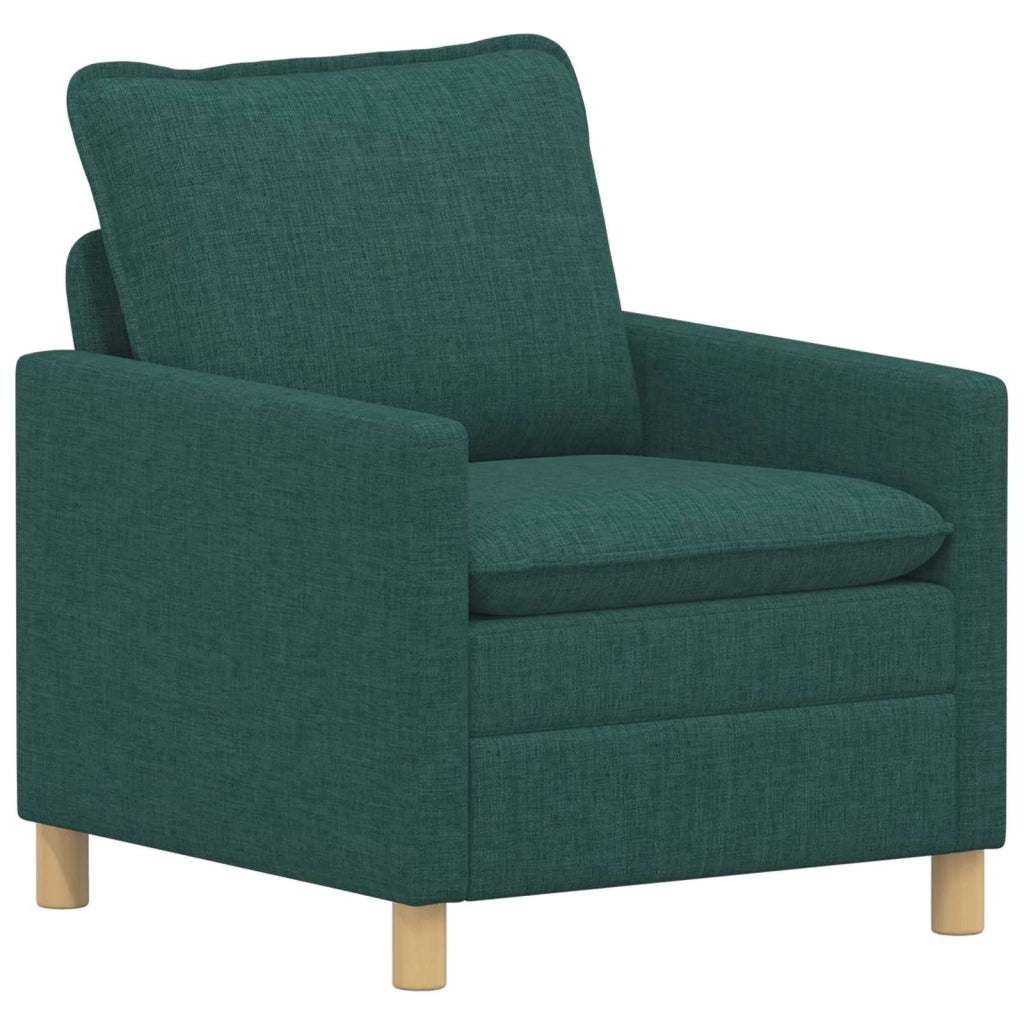 Set di divani 2 pz Verde Scuro Tessuto 3417021
