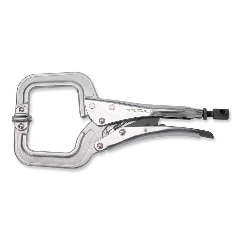 PINZA AUTOBLOCCANTE A MORSETTO CON BASCULANTI GANASCE A C 280mm MUNDIAL 0478.910