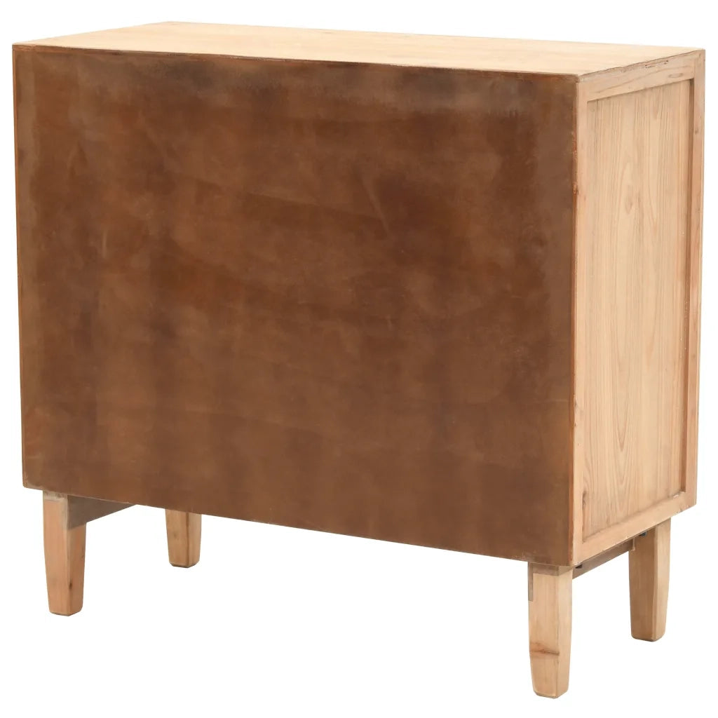 Cassettiera in Legno Massello di Abete  80x36x75 cm cod mxl 20551