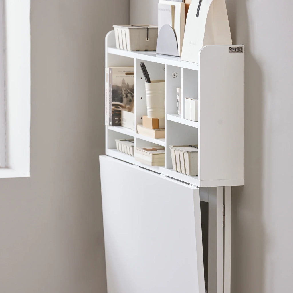 Tavolo A Muro Tavolo Pieghevole Tavolo Cucina Bianco FWT07-II-W SoBuy