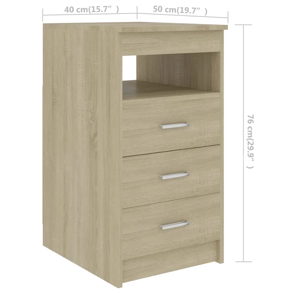 Scrivania Rovere Sonoma 140x50x76 cm in Truciolato 3054783