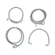 Set di 4 tubi flessibili idraulici per verricello per trattore forestale con lunghezza di 500/800/1300/1800 mm