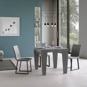 Tavolo allungabile 90/246x90 cm Spimbo Premium colore cemento