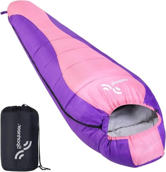Zaino per campeggio esterno - Impermeabile - 3-4 stagioni - Rosa - 5 ℃ - 15 ℃ - Viaggi Festival Campeggio