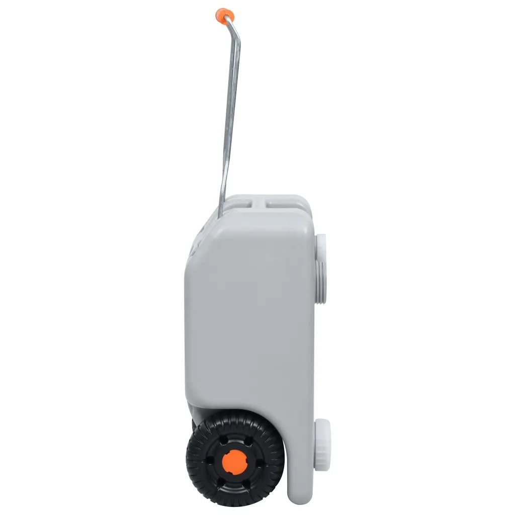 Serbatoio d'Acqua con Ruote per Campeggio 25 L Grigio CFW5540217