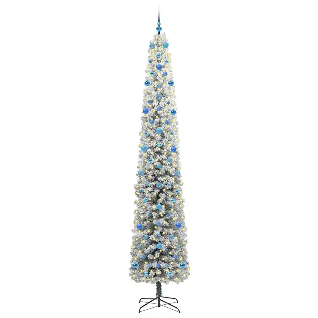 Albero di Natale | Decorazioni natalizie artificiale con 300 LED Verde 270 cm