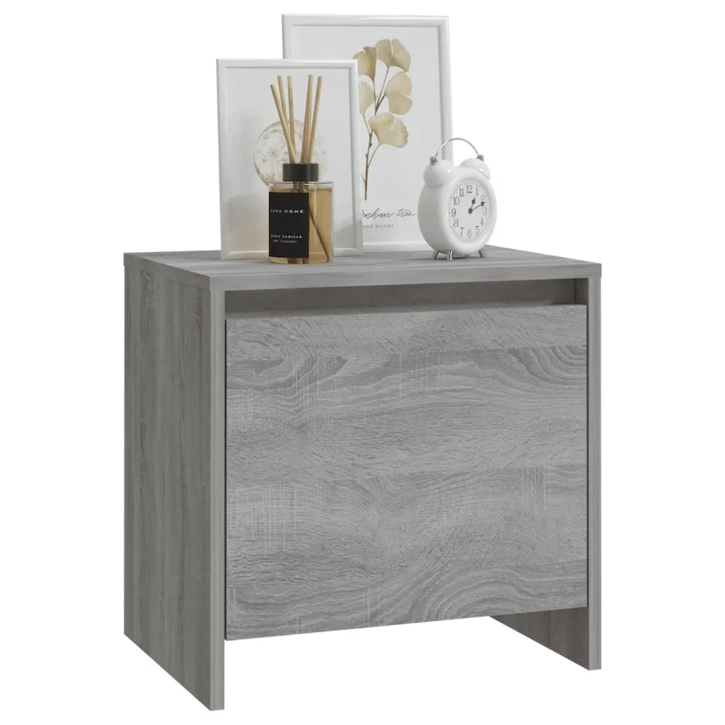 Comodini 2 pz Grigio Sonoma 45x34x44,5 cm in Truciolato cod mxl 30387