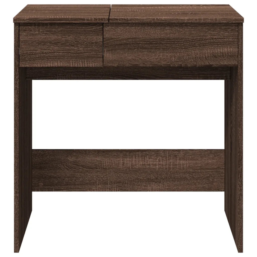Toeletta con Specchio Rovere Marrone 73x46,5x120 cm 848226