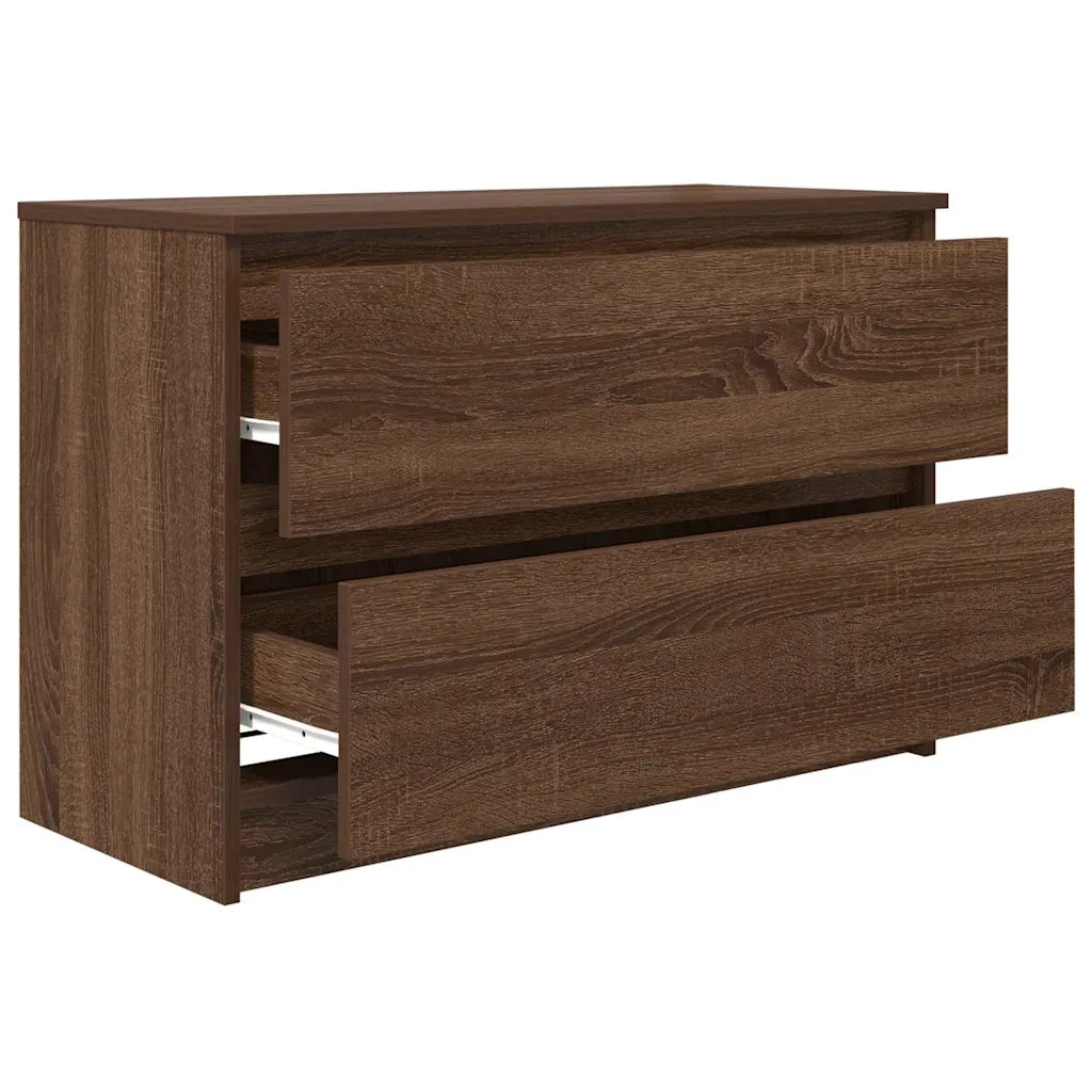 Mobile TV Rovere Marrone 80x35x54 cm in Legno Multistrato 861793