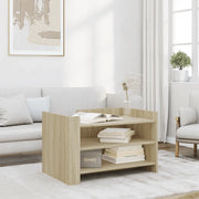 Tavolino da Salotto-Tavolino da soggiorno-Tavolo Rovere Sonoma 80x50x50 cm Legno Multistrato 976551