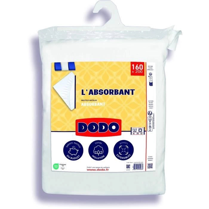 Protettore del materasso assorbente - poliestere - 160x200 cm - dodo