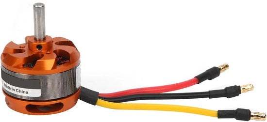 Motore per Aeromodelli Silenzioso - Senza Albero a Manovella - Alta Prestazione - Leggero - 1100KV - Adatto per 8" Elica