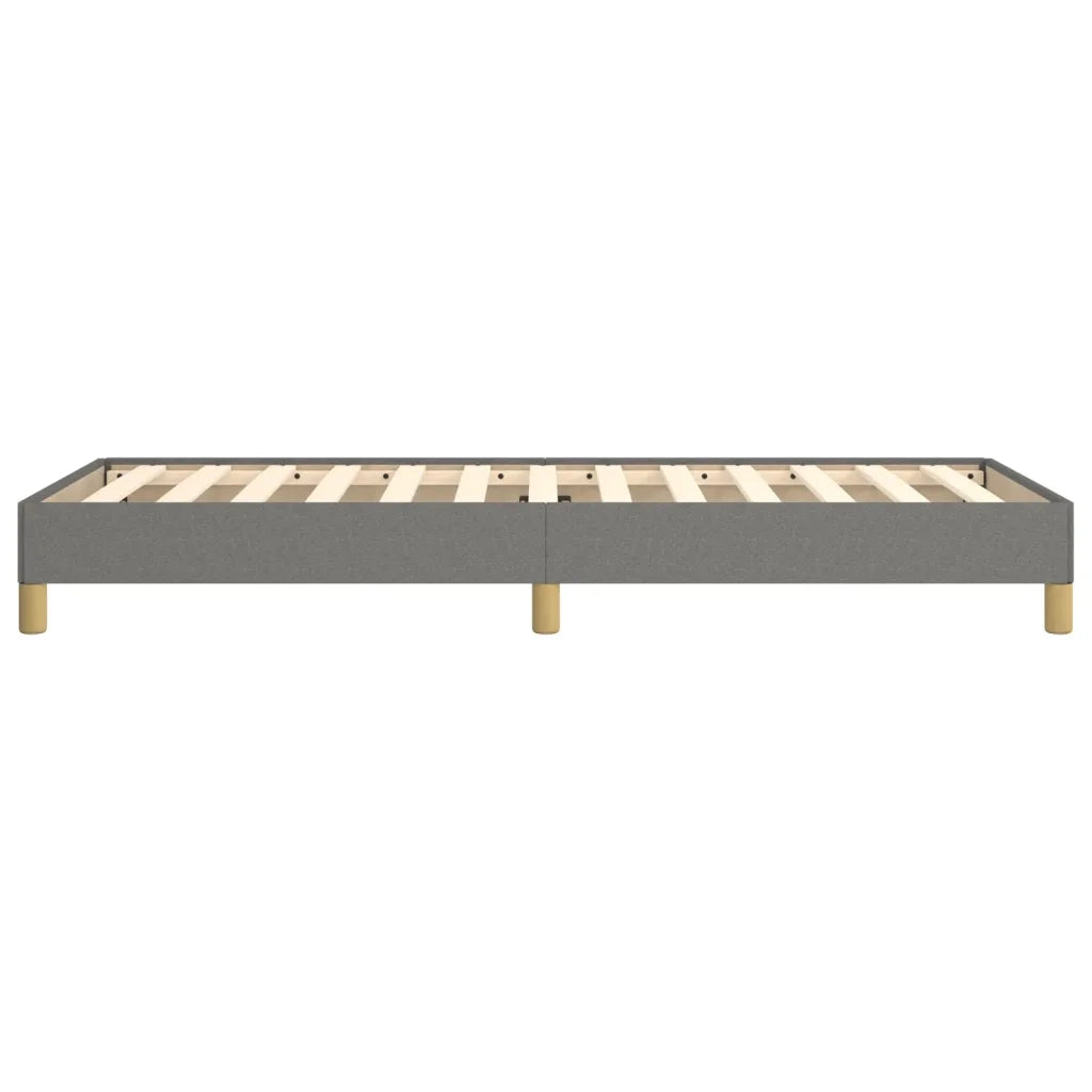 Giroletto senza Materasso Grigio Scuro 100x200 cm Tessuto 346795
