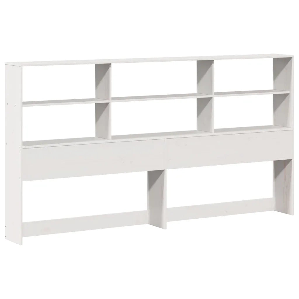 Letto matrimoniale | Letto per adulti | Giroletto senza Materasso Bianco 180x200 cm Legno Massello Pino